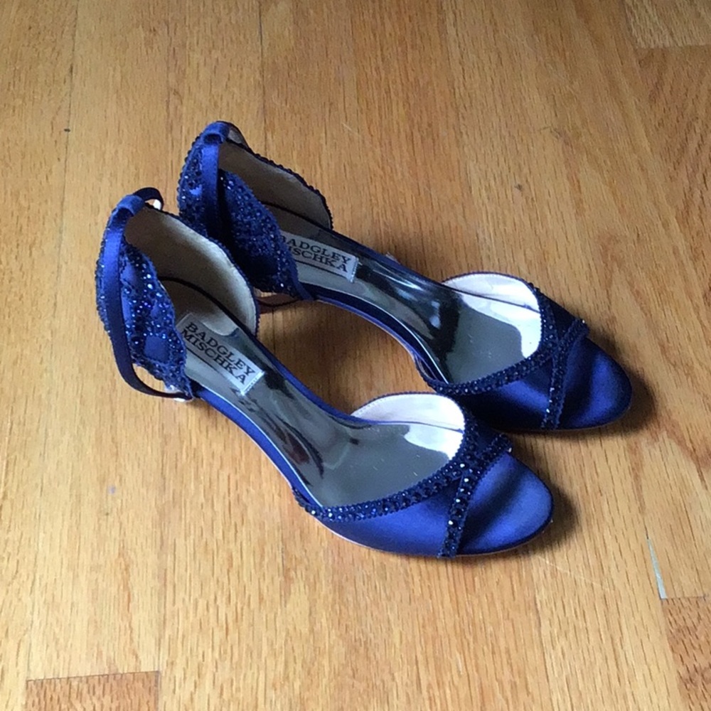 Blue dress shoes  6.5.